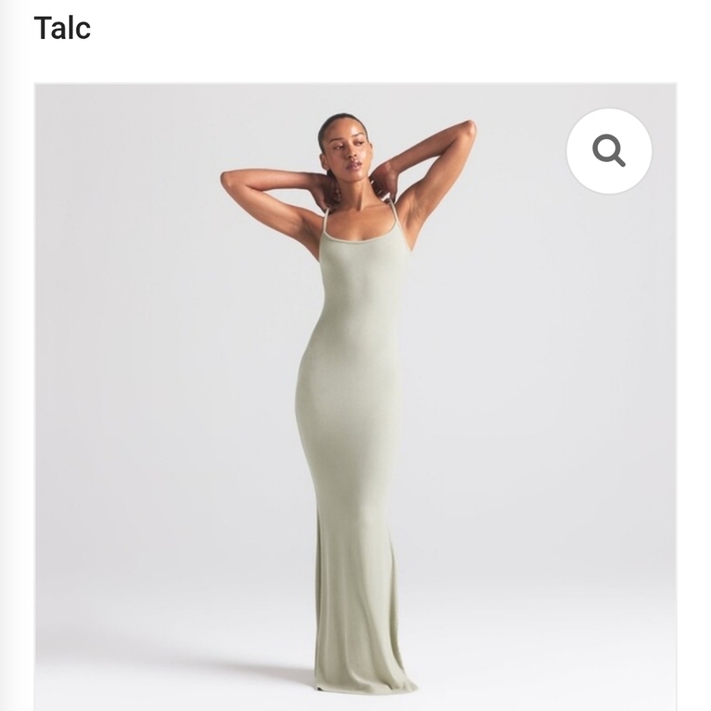 Skims Soft Lounge Long Dress * Talc > RARE